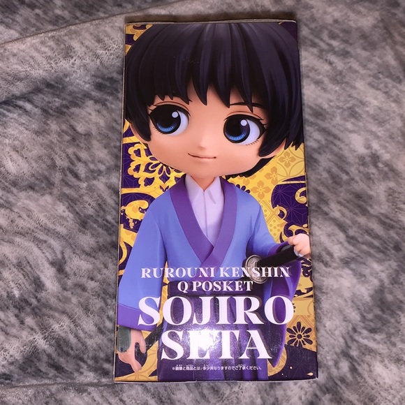 New Rurouni Kenshin Sojiro Seta Q Posket Anime Manga Figure Version A - Picture 4 of 6